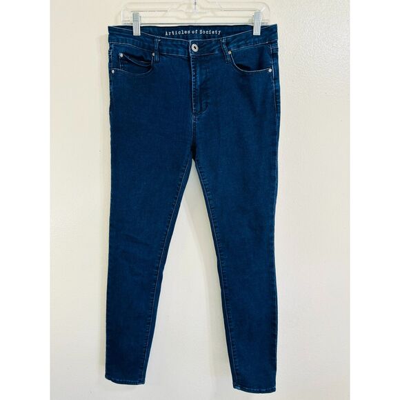 Articles of Society Women's Sarah Skinny Dark Wash Jeans Size 31 - Picture 1 of 5